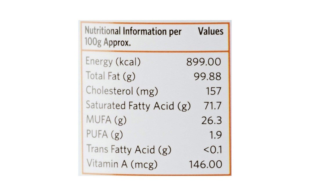 Organic India Organic Ghee, Pure Cow Ghee   Jar  500 millilitre
